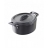 Mini cocotte avec couvercle noir effet fonte 8 cl Belle Cuisine prodes2 Noir fonte -