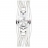 Montre dame Ted Lapidus cuir blanc