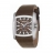 Montre DIESEL homme cuir marron fond marron