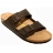 Nu-pieds BIRKENSTOCK Arizona Cuir Homme Marron