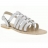 Nu-pieds FANNY By MEGER 298 Cuir Femme Argent