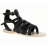 Nu-pieds FANNY By MEGER 993CC Cuir Femme Noir