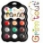 Palette de Maquillage Halloween 9 couleurs Maléfice - Grim'Tout