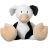 PELUCHE VACHE DE 24 CM