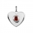 Pendentif argent rhodié coeur <a title='un poème d'amour pour la saint-valentin' href='http://cadeau.familyby.com/post/15673182556/des-citations-damour-pour-la-saint-valentin-1' style='text-decoration:none; color:#333' target='_blank'>message</a> secret