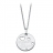Pendentif argent rhodié maman câlins et coeurs découpés