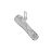 Pendentif argent rhodié planche snowboard