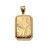 Pendentif cassolette rectangle petit modèle vermeil