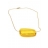 Pendentif Darya grand jaune