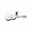 Pendentif guitare seche argent