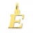 Pendentif or Initiale E