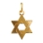 Pendentif plaqué or étoile de david