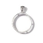 Pendentif porte pièces argent diamètre 31.20