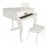 Piano A Queue Blanc En Bois