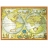 Piatnik <a title='En savoir plus sur les puzzles' href='http://weezoom.tumblr.com/post/12566332776/puzzle-1000-pieces' style='text-decoration:none; color:#333' target='_blank'><strong>Puzzle</strong></a> 1000 pièces métallisé - Vieille carte du monde