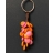 Porte-clés tagua Pastillas Orange Jaune Rose
