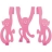 Porte-manteau design Monkey rose
