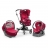 POUSSETTE TRIO I-MOVE FUCSIA