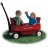 Radio flyer chariot rouge