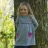 Robe tunique coton bio - Viola Rayé violet 4-5 ans 110 cm