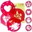 ScrapCooking® Pochoirs - Lot de 4 pochoirs ø 22 cm