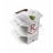 Set de 2 cocottes 20 cl rondes a/ couvercle blanc BELLE CUISINE