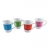 Set de 4 mugs ardoise, Present Time