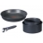 Set de poêles / casseroles TEFAL Ingenio PTFE Noir Induction 4 pièces