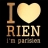 Sticker design I love rien... or