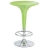 Table haute bar design Plate GREEN