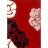 Tapis design FLORAL rouge