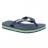 Tongs HAVAIANAS Brasil Logo Caoutchouc Enfant Marine